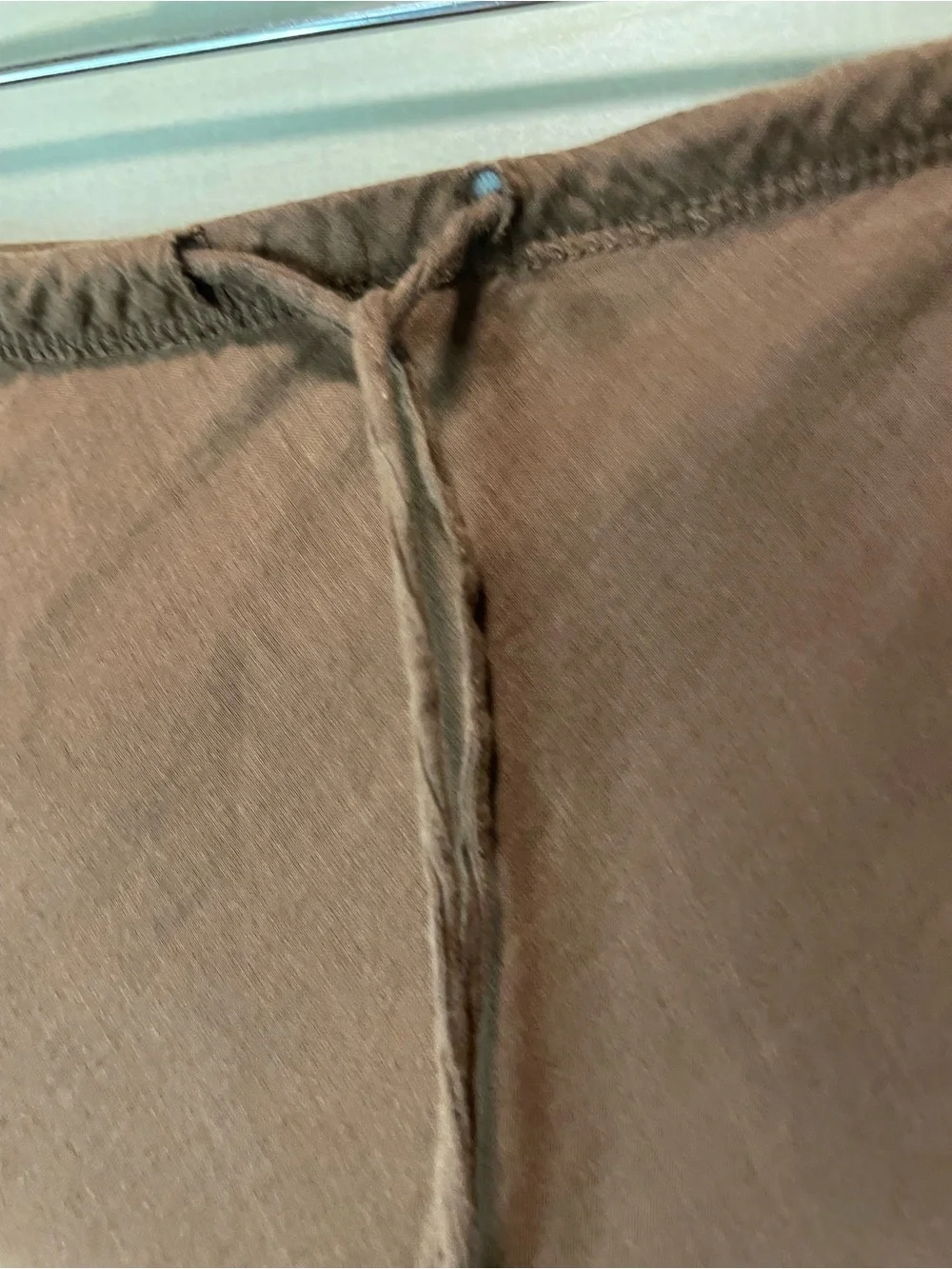 VTG Hollister 100% Cotton Brown Tiered Maxi Skirt - Picture 8 of 8